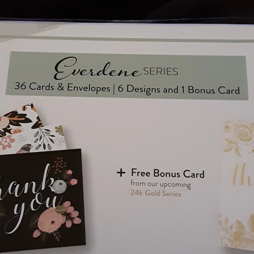 Polite Society Everdene Series 36 Thank You cards/envelopes 6 designs New in box